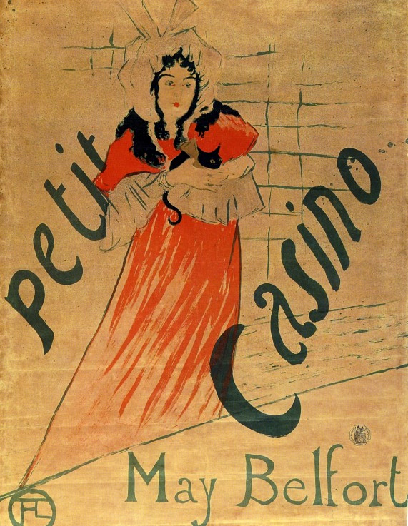 May Belfort, Petit Casino (Poster) a Henri de Toulouse-Lautrec