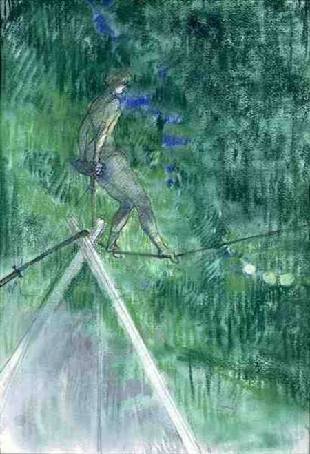 The Rope Dancer a Henri de Toulouse-Lautrec