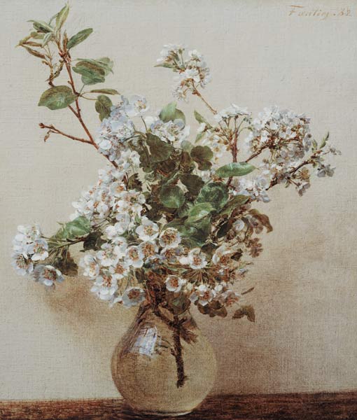 Pear Blossom a Henri Fantin-Latour
