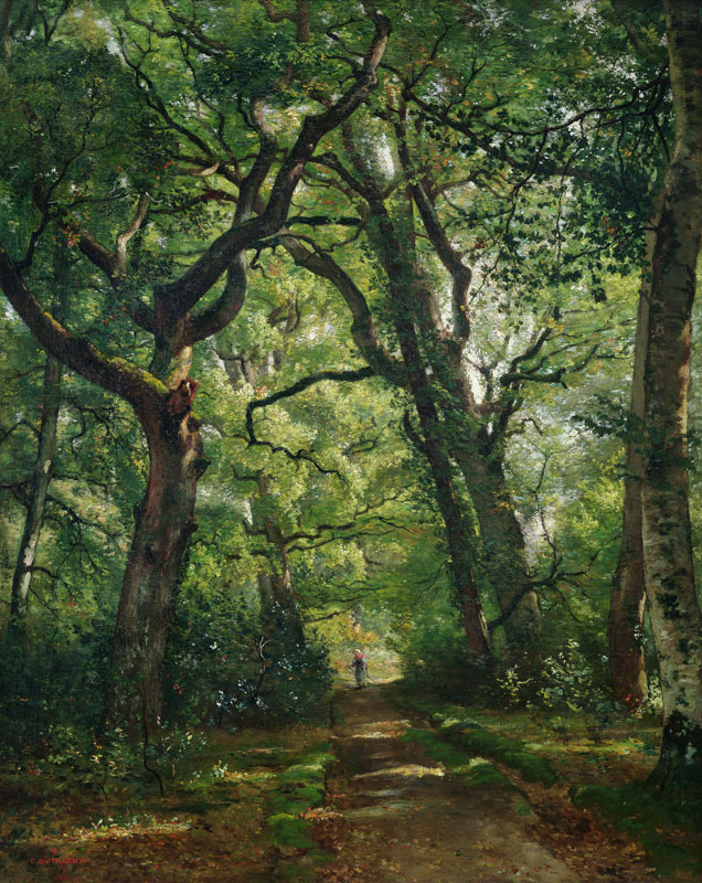 Path in the Forest a Henri Joseph Constant Dutilleux