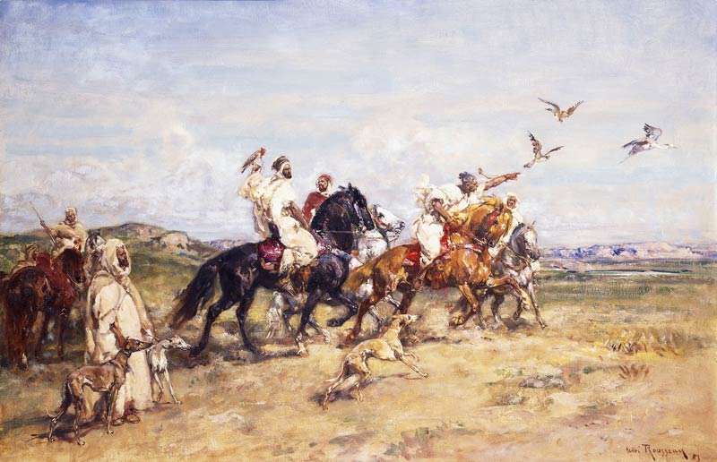 Die Falkenjagd a Henri Julien-Félix Rousseau