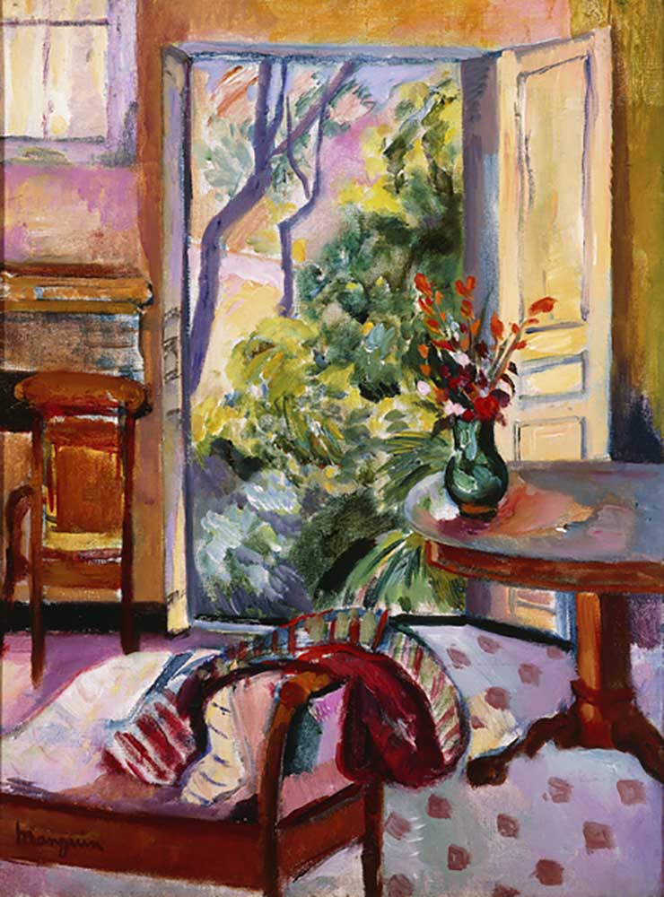 The Studio at Oustalet; L Atelier de lOustalet, 1921 a Henri Manguin