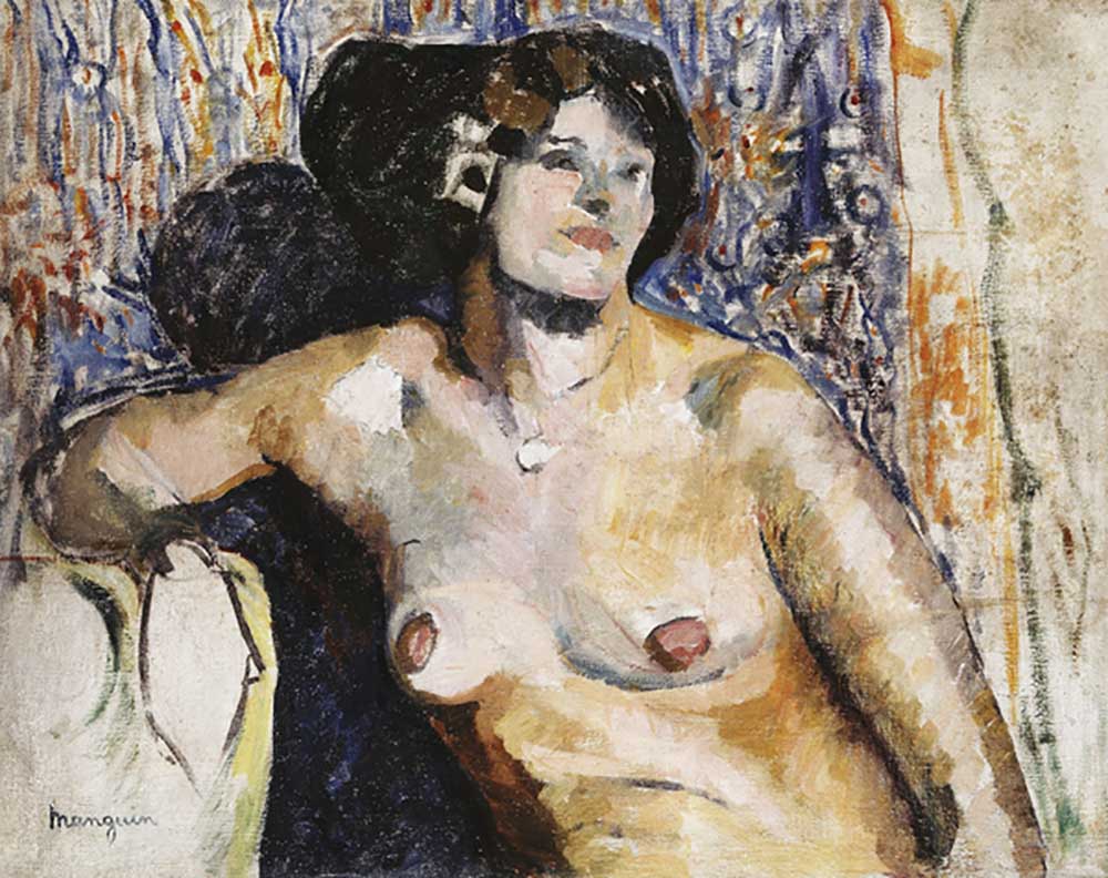 Nude Sitting; Nu Assis, 1901 a Henri Manguin