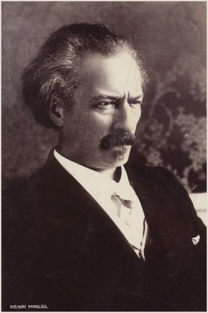 Portrait of Ignacy Jan Paderewski a Henri Manuel