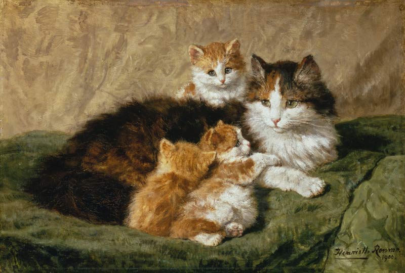 Cats a Henrietta Ronner-Knip