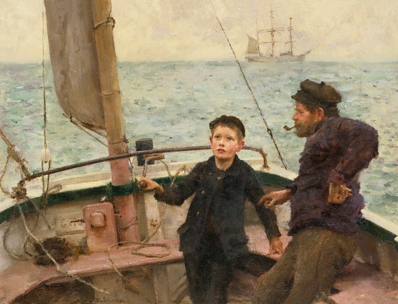 For the first time at the oar a Henry Scott Tuke