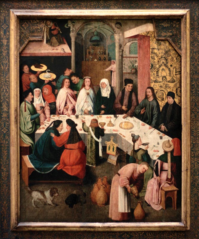 The Marriage Feast At Cana a Hieronymus Bosch