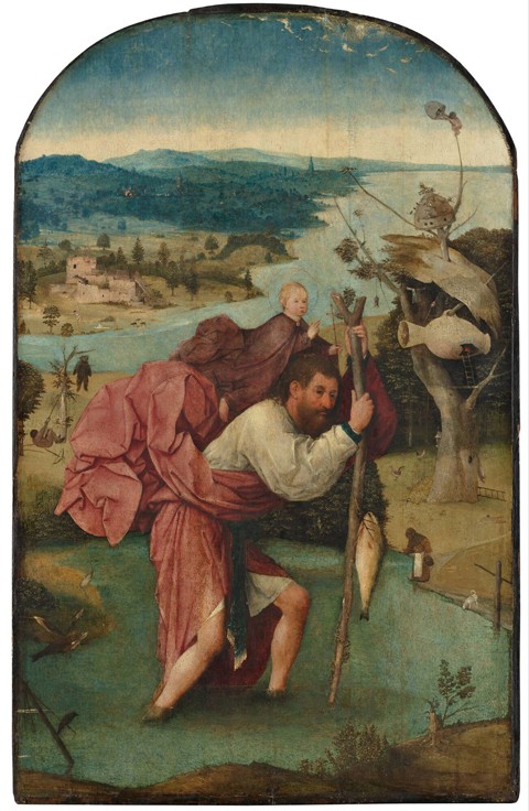 Saint Christopher a Hieronymus Bosch
