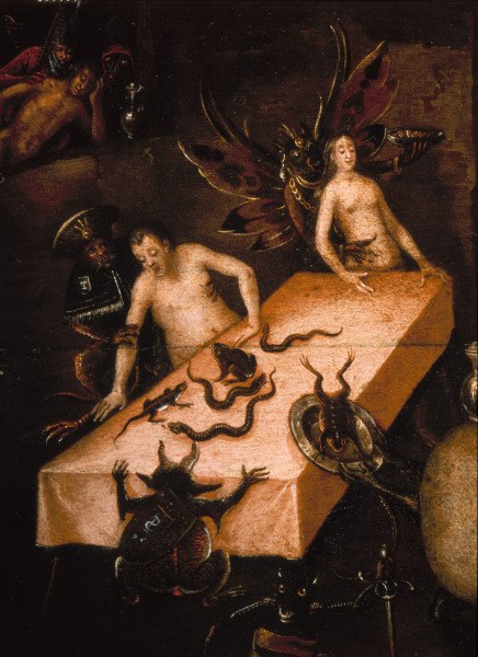 JS after Bosch (?) / Hell / detail a Hieronymus Bosch