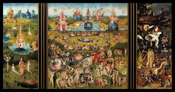 The Garden of Earthly Delights a Hieronymus Bosch