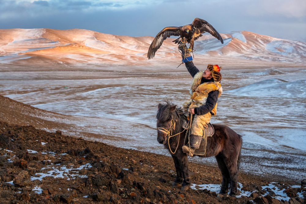 Altai Mountain range and the Eagle Hunter a HIRAK BHATTACHARJEE