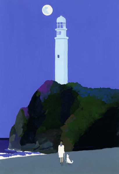 Night lighthouse a Hiroyuki Izutsu