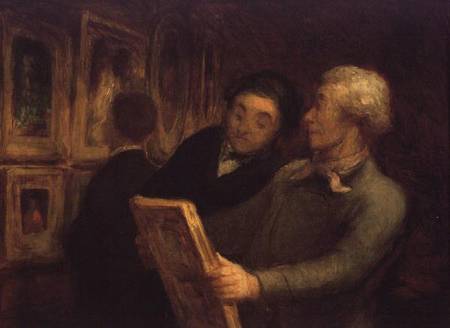 The Amateur Painter a Honoré Daumier