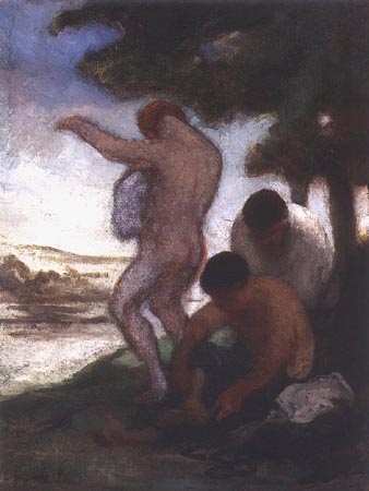 Baigneurs a Honoré Daumier