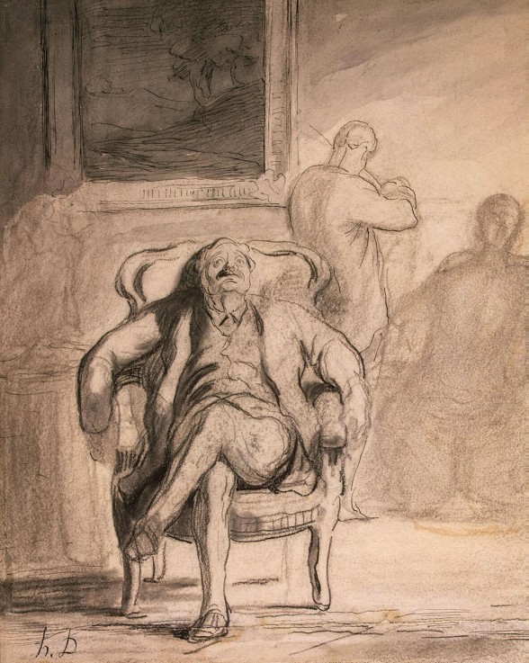 Music Lover a Honoré Daumier