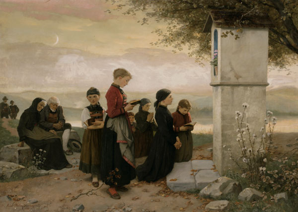 Abendgebet (Das Gebet an der Kapelle) a Hubert Salentin