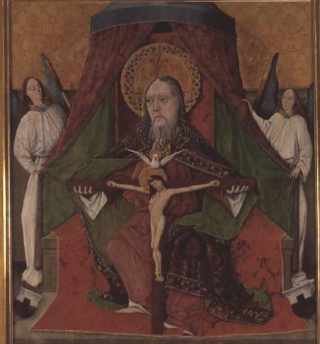 The Holy Trinity from the Mosol Altarpiece a Hungarian School