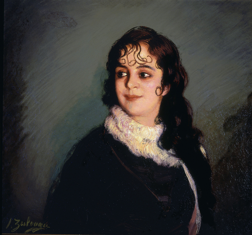 Portrait of a Girl with Curls a Ignazio Zuloaga