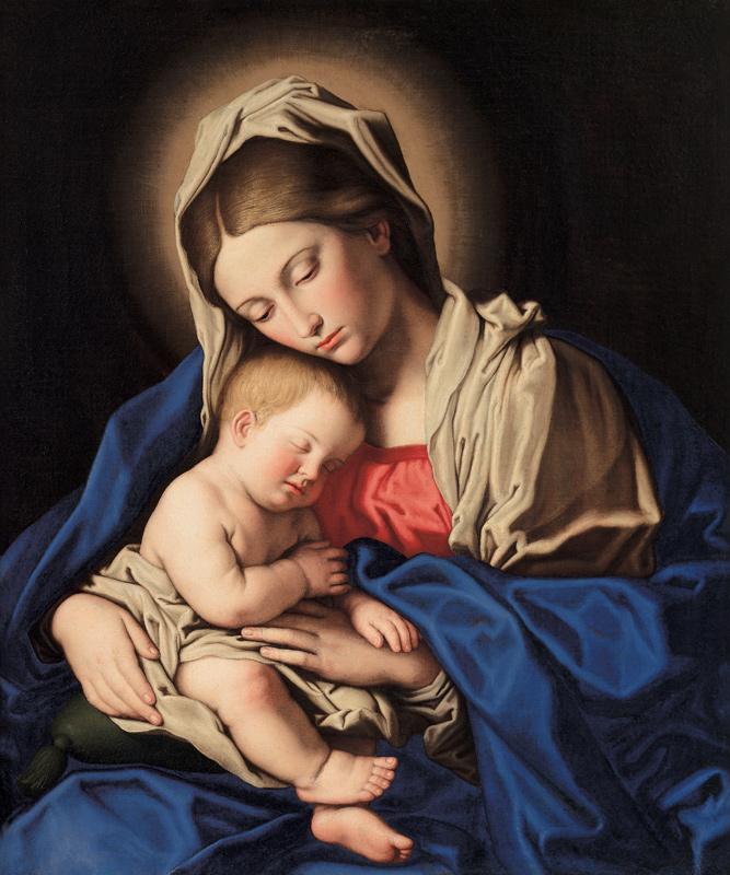 Madonna and Child a Il (Giovanni Battista Salvi) Sassoferrato