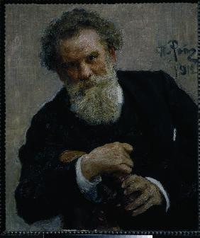 Portrait of the author Vladimir Korolenko (1853-1921) 1912
