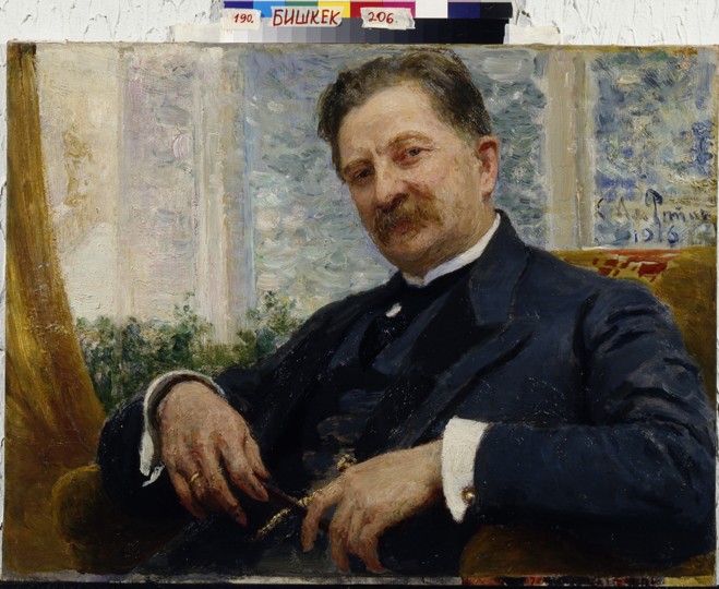 Portrait of Y.M. Vengerov a Ilja Efimowitsch Repin