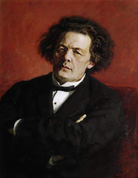 Portrait von Anton Grigoryevich Rubinstein, 1881 a Ilja Efimowitsch Repin