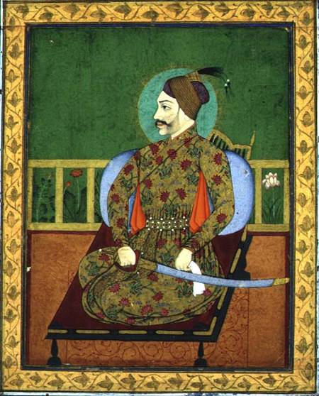 Sultan Abdullah Qutubshah of Golconda (reg.1626-72) Deccan, Mughal a Scuola indiana
