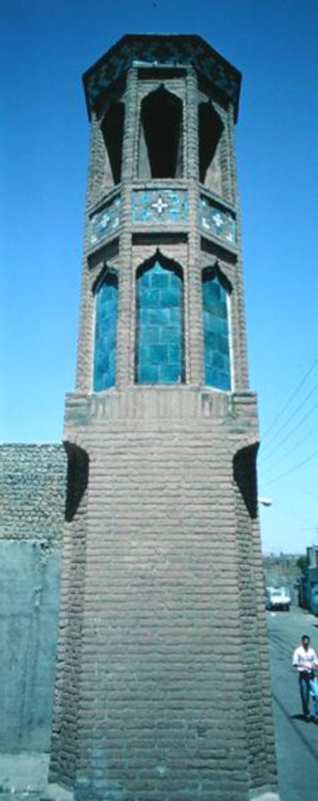 The badgir (wind-catching tower) of the Hajj Kazem Cistern a Scuola Iraniana