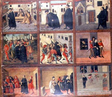 The Story of Antonio di Giuseppe Rinaldeschi, a Florentine Noble, Florentine School a Scuola pittorica italiana