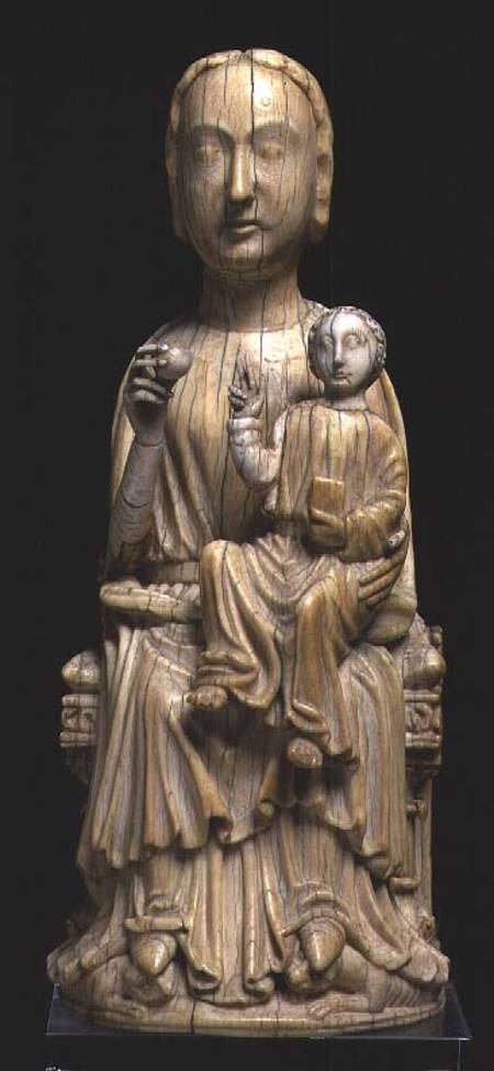Virgin and Child, statuette a Scuola pittorica italiana