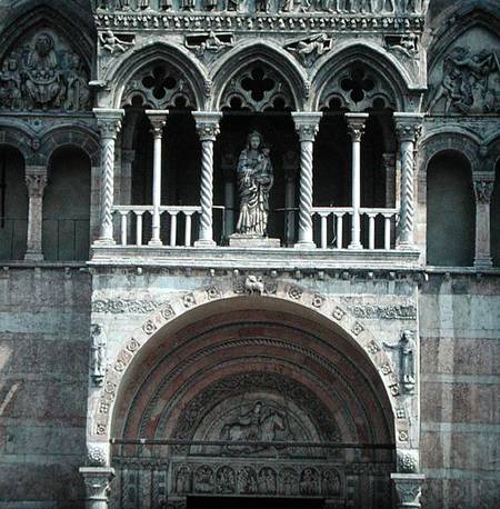 West facade a Scuola pittorica italiana