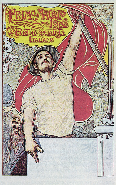 1st May, Poster of the Italian Socialist - Italian School, (20th century)