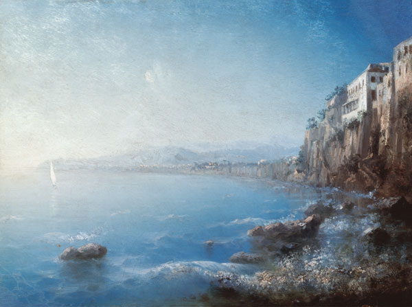 View of Sorrento a Iwan Konstantinowitsch Aiwasowski