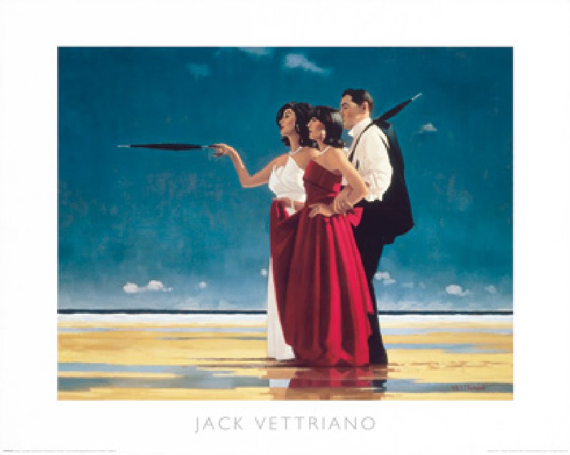 The Missing Man I - Jack Vettriano come stampa d\'arte o dipinto.