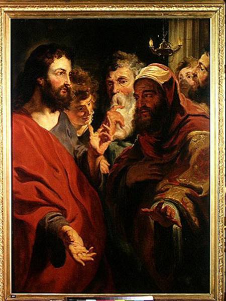 Christ Instructing Nicodemus a Jacob Jordaens