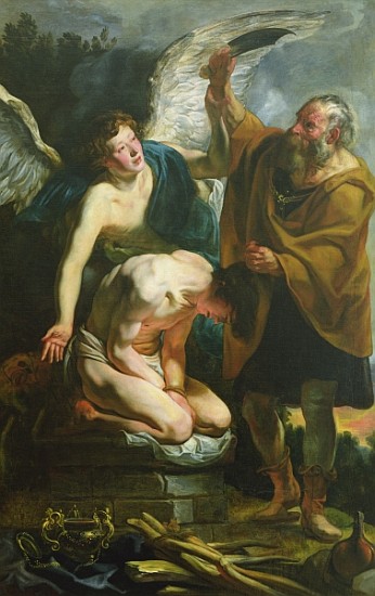 The Sacrifice of Isaac a Jacob Jordaens