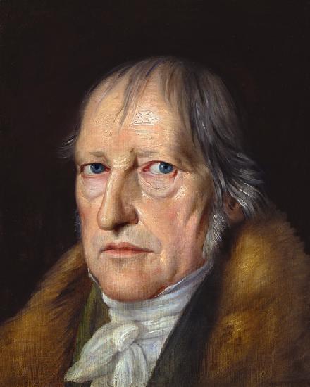 Portrait of Georg Wilhelm Friedrich Hegel (1770-1831) 1825