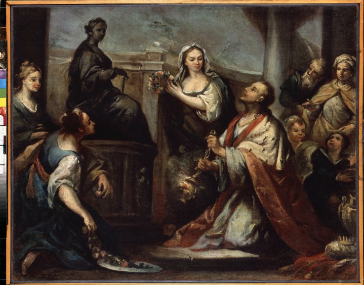 The Idolatry of King Solomon a Jacopo Amigoni