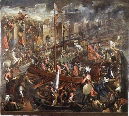 The Taking of Constantinople a Jacopo Palma il Giovane