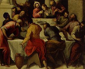 The last Holy Communion. a Jacopo Palma il Giovane