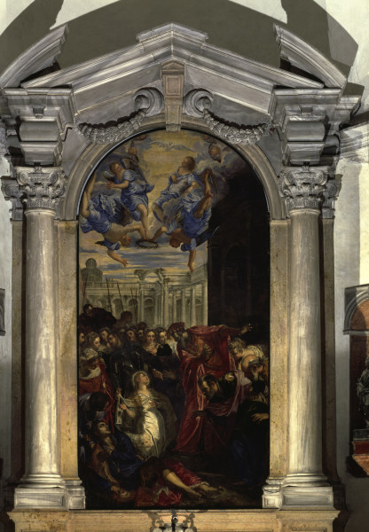 Tintoretto / Agnes raises Licinius a Jacopo Robusti Tintoretto