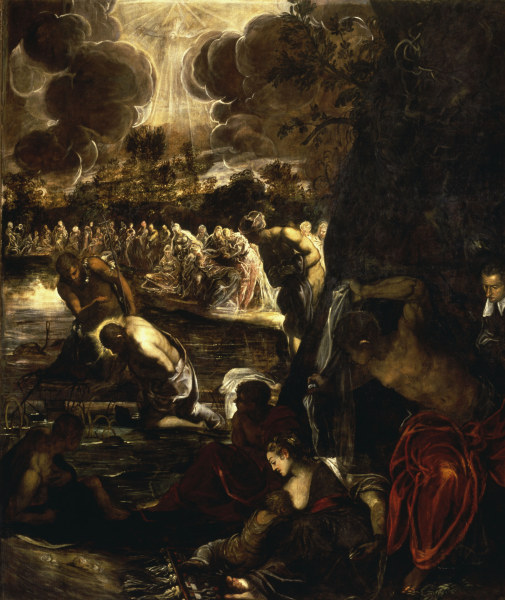 Tintoretto, Baptism of Christ a Jacopo Robusti Tintoretto