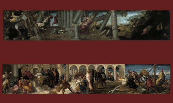 Tintoretton, Simsons Rache / Kng.v.Saba a Jacopo Robusti Tintoretto