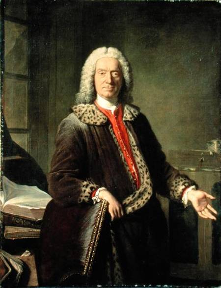 Portrait of Prosper Jolyot de Crebillon (1679-1762) a Jacques Andre Joseph Camelot Aved