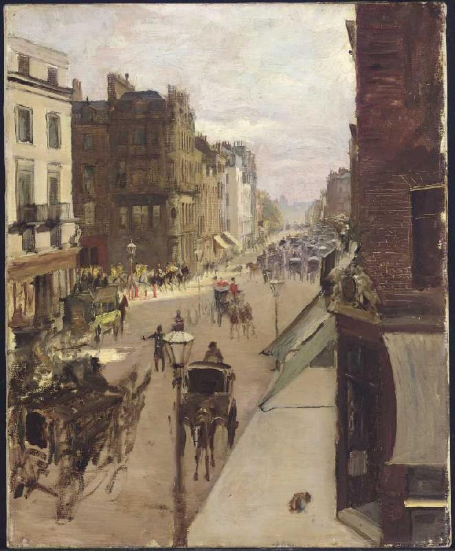 Ein Straßenszene in London. a Jacques-Emile Blanche