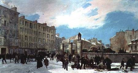 Siege of Paris. A Yard for Firewood, Boulevard de Montparnasse a Jacques Guiaud