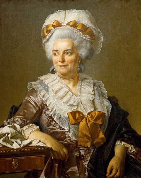 Madam Pécoul, the mother-in-law of the artist. a Jacques Louis David