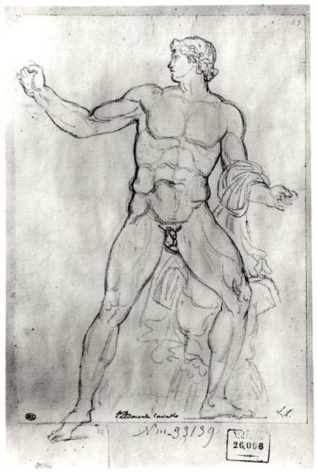 Colossus of Monte Cavallo a Jacques Louis David