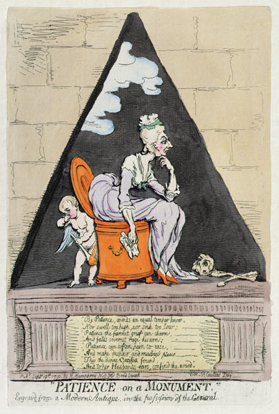 Patience on a Monument a James Gillray