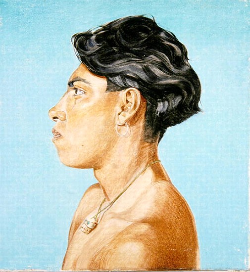 Portrait of Pancho, 1985 (oil on canvas)  a  James  Reeve